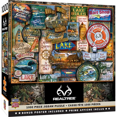 Realtree - Off to the Lakehouse - 1000 Piece Puzzle