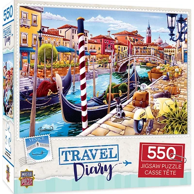 Travel Diary - Venice - 550 Piece Puzzle