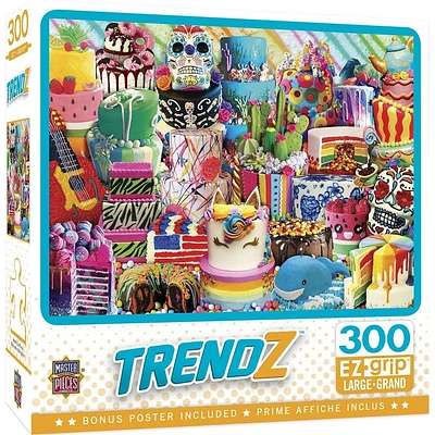 Trendz - Fancy Cakes - 300 Piece EZGrip Puzzle