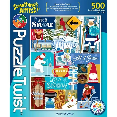 Puzzle Twist - MinneSNOWta - 1,000 Piece Puzzle
