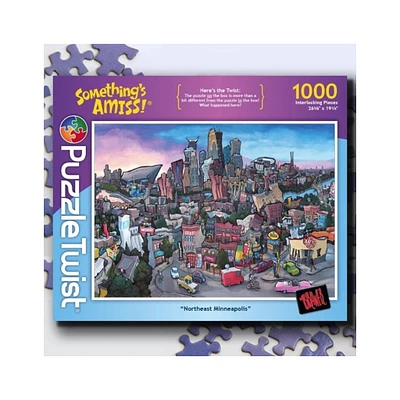 Puzzle Twist - Northeast Minneapolis - 1,000 Piece Puzzle