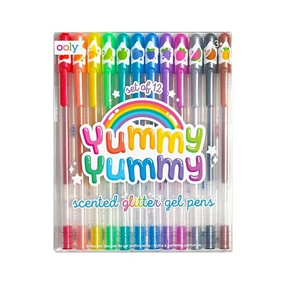 Yummy Yummy Scented Glitter Gel Pens 2.0 - Set of 12