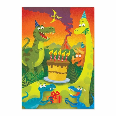 Dinosaur Party Birthday Card