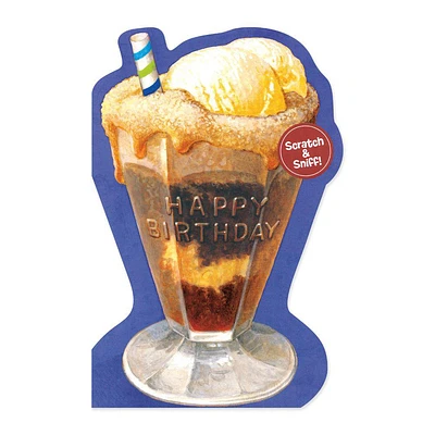 Scratch & Sniff Birthday Card - Root Beer Float