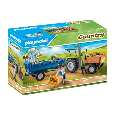 Country - Harvester Tractor with Trailer