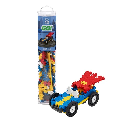 Plus-Plus Tube - 200 pc Color Cars - Hero
