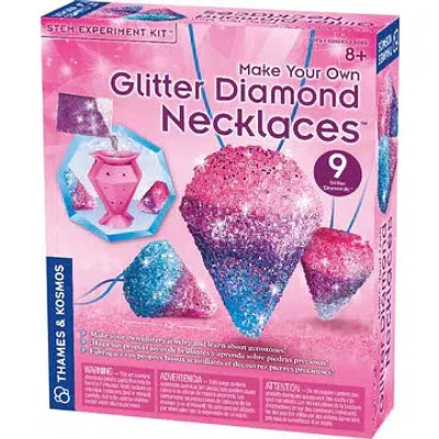 Make Your Own Glitter Diamond Necklace