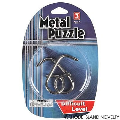 Metal Puzzle Brain Teasers
