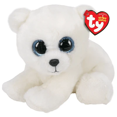 Beanie Baby - Ari White Polar Bear  - 8" Small