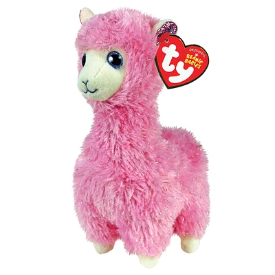 Beanie Baby - Lana Pink Llama  - 8" Small
