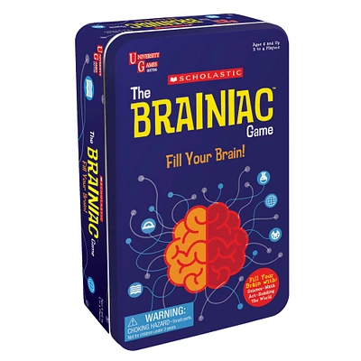 Scholastic Brainiac Game Tin