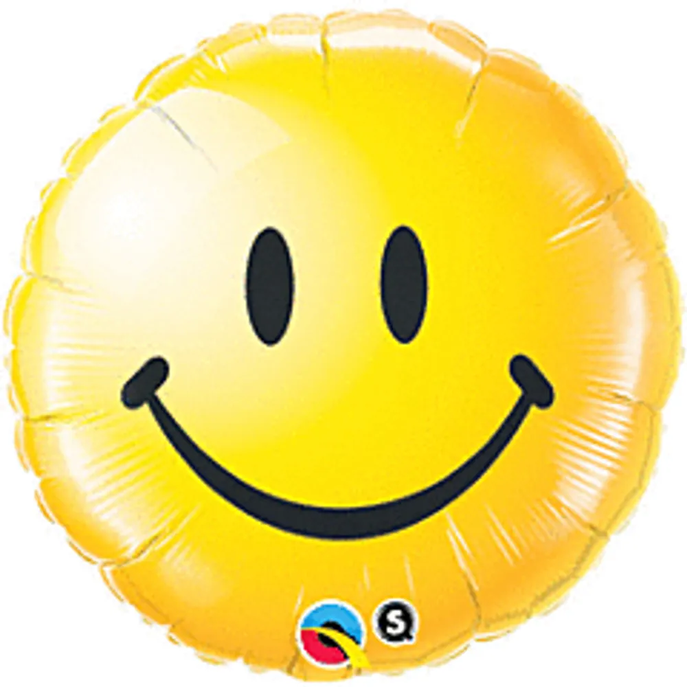 18" Smiley Face Foil Balloon