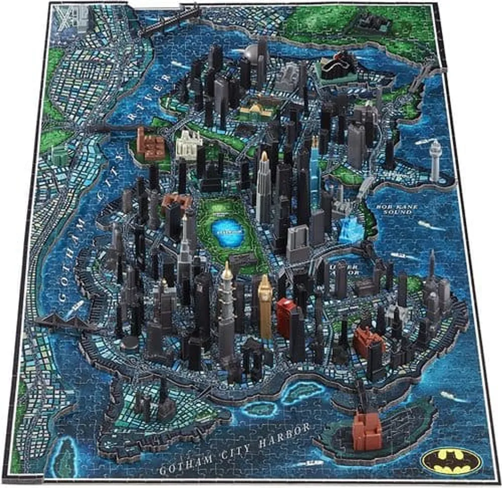 4D Puzzle - Batman Gotham City - 1,593 Piece Puzzle