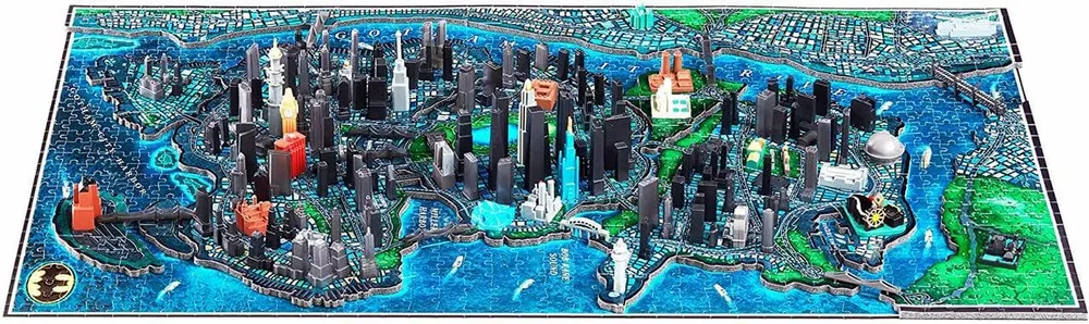 4D Puzzle - Batman Gotham City - 1,593 Piece Puzzle