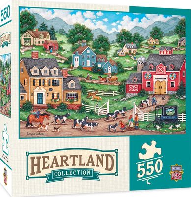 Heartland Collection - The Curious Calf 550 Piece Puzzle - Legacy Toys