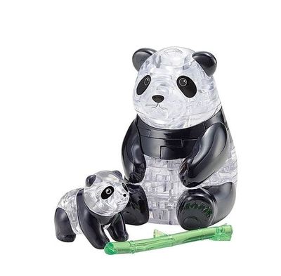 3D Crystal Puzzle - Panda & Baby - Legacy Toys