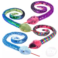 67" Multi Colored Sequin Snakes