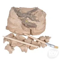 6.5" Dinosaur Skull Excavation Dig Kit Triceratops