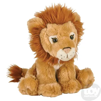 8" Animal Den Lion Plush