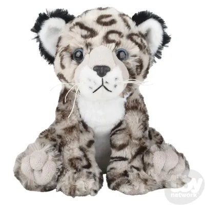 8" Animal Den Snow Leopard Plush