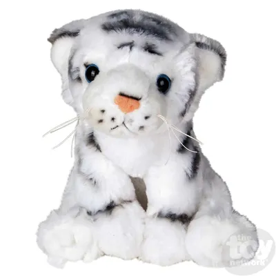 8'' Animal Den White Tiger