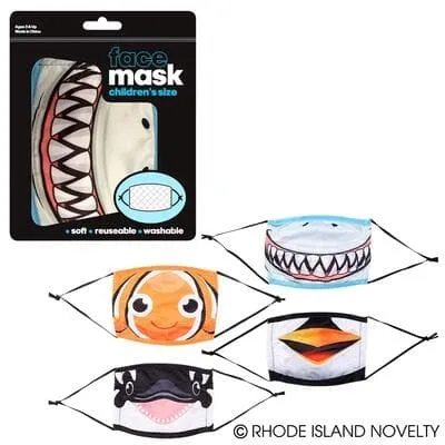 Aquatic Realistic Face Mask Child Size