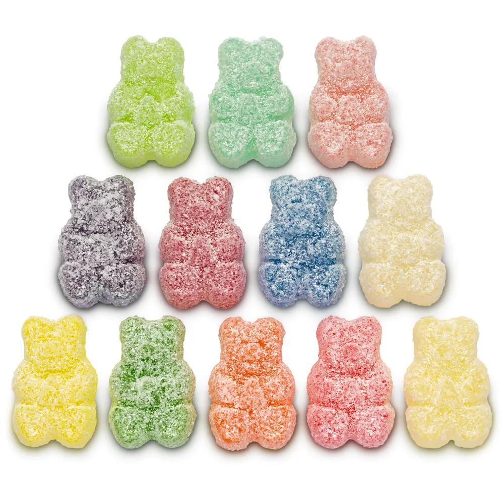 Sour 12 Flavor Gummi Bears oz. Peg Bag