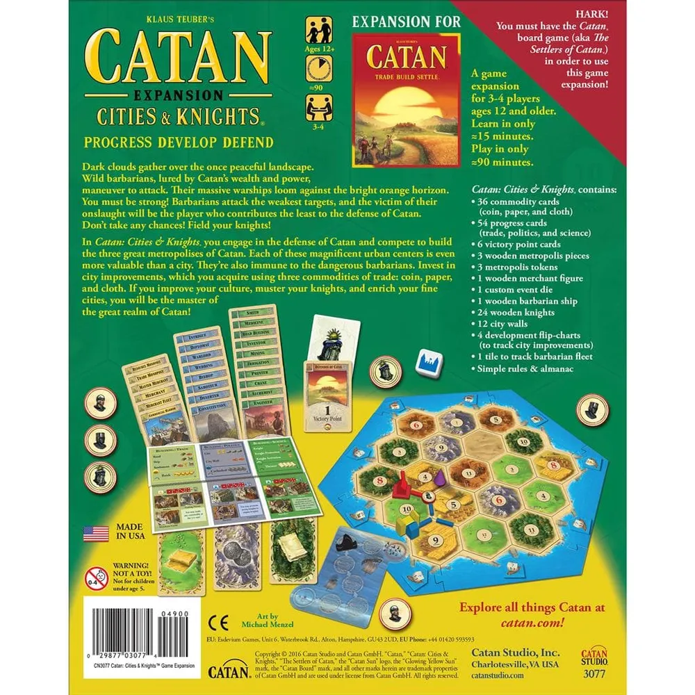Catan Expansion - Cities & Knights