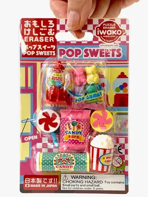 Iwako Eraser Pop Sweets 10 Pack