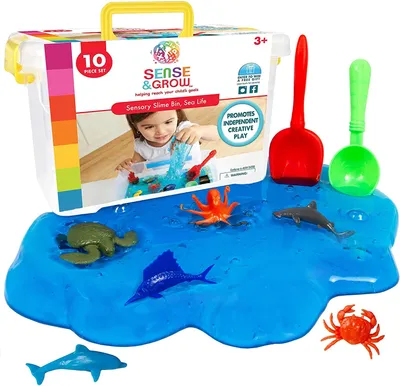 Sense & Grow Sensory Slime Bin - Sea Life