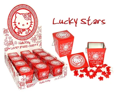 Hello Kitty Lucky Stars Take Out Tin