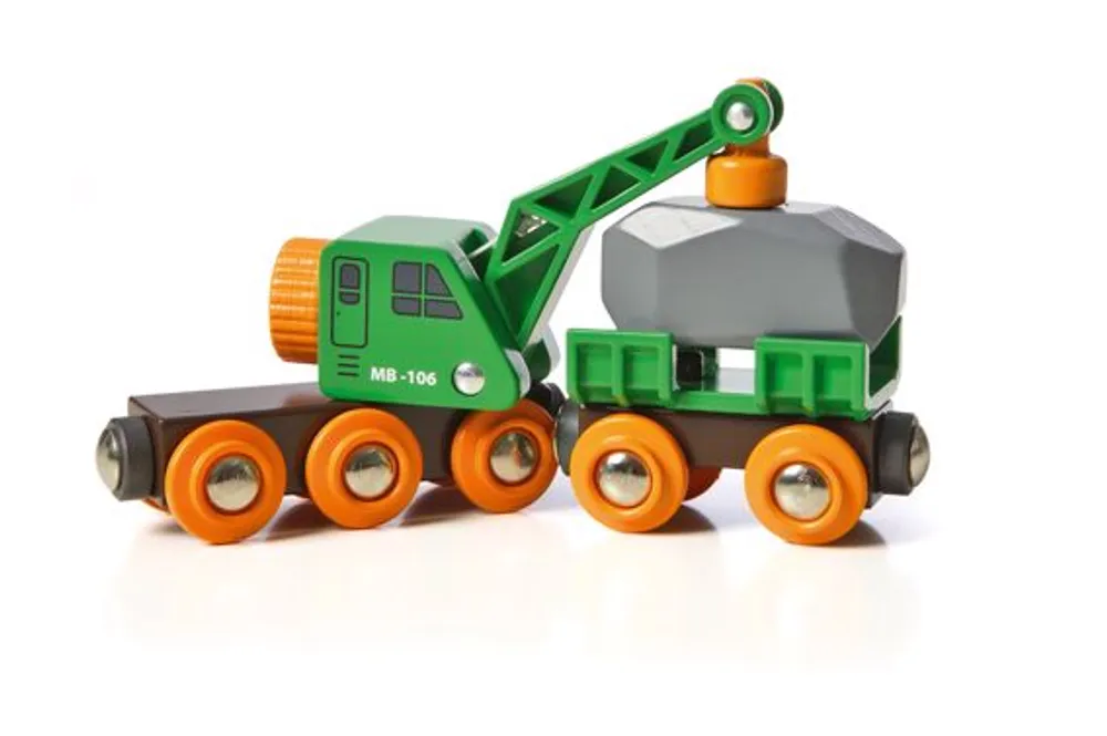 Brio Clever Crane Wagon