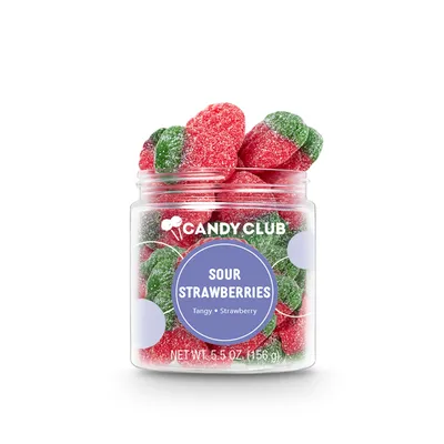Sour Strawberries Small Jar