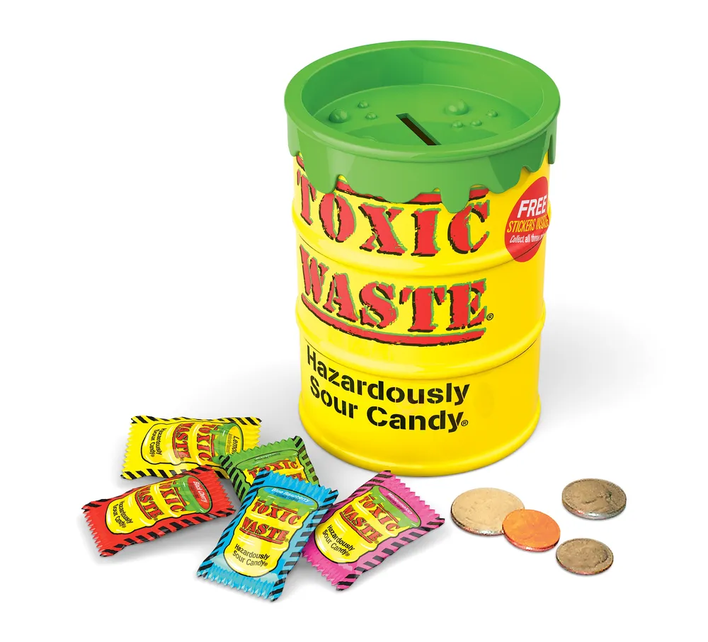 Toxic Waste Original Yellow Bank 3 oz.