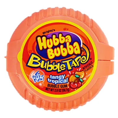 Hubba Bubba Bubble Tape - Tangy Tropical Gum