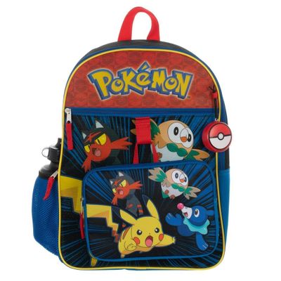 Pokemon 16" Backpack 5 pc - Legacy Toys