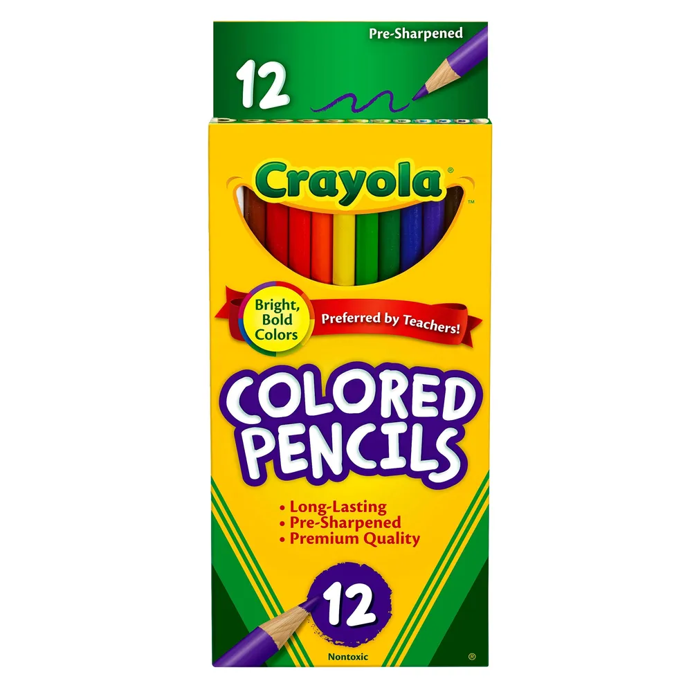 Crayola 12 Count Colored Pencils - Long