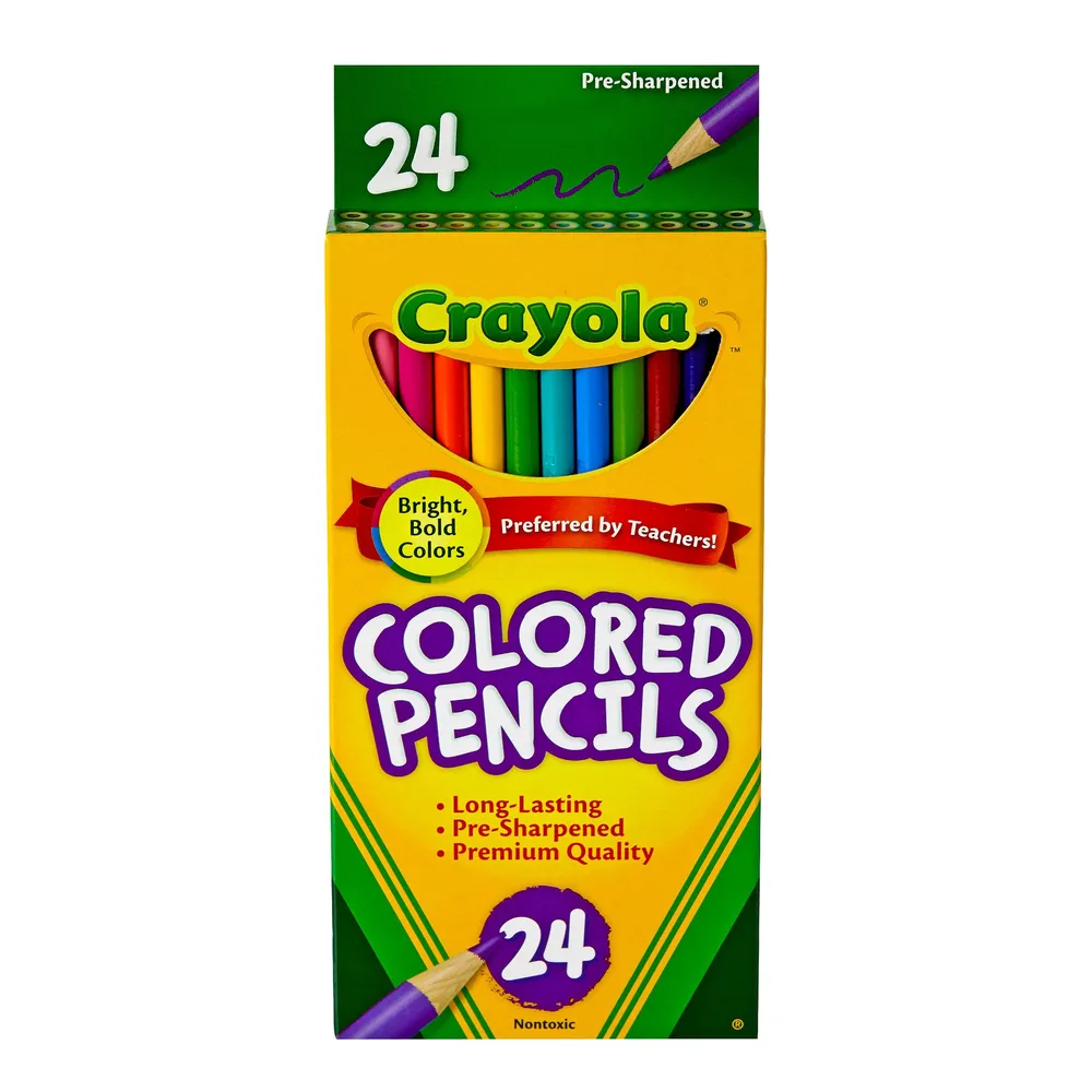 Crayola 24 Count Colored Pencils - Long