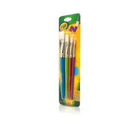 Crayola 4 Count Big Paintbrushes Flat Brush Set