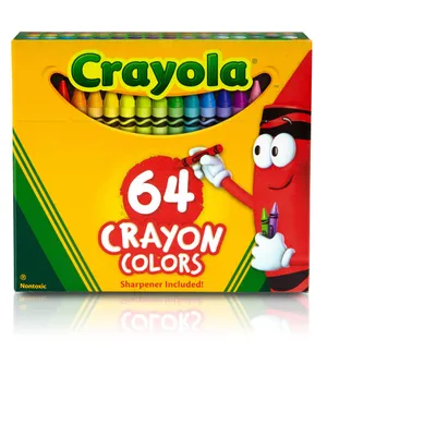 Crayola 64 Count Crayons - Tuck Box