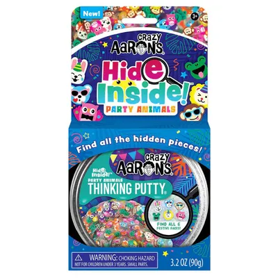 Crazy Aaron's 4" Hide Inside-  Party Animals