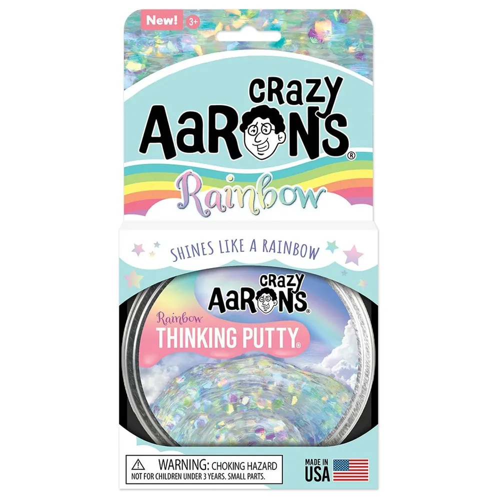 Crazy Aaron's 4" Trendsetters - Rainbow Thinking Putty