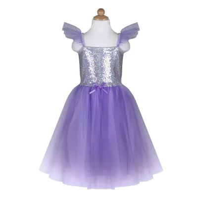 Dress Up Sequins Princess Dress (size 3-4)