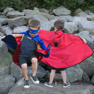 Dress Up Super Hero Reversible Adventure Cape & Mask