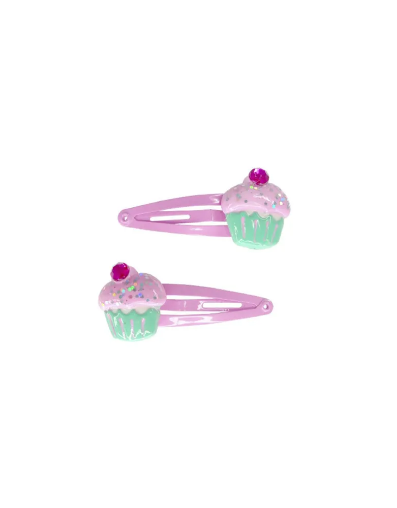 Frosty Topping Cupcake Hair Clips (2pc set)