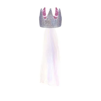 Sequins Crown with Veil