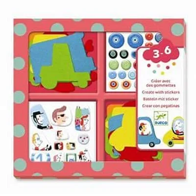 Petit Gifts - I Love Cars Sticker Kit