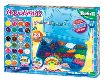 Aquabeads - Mega Bead Set Refill Recharge 2400
