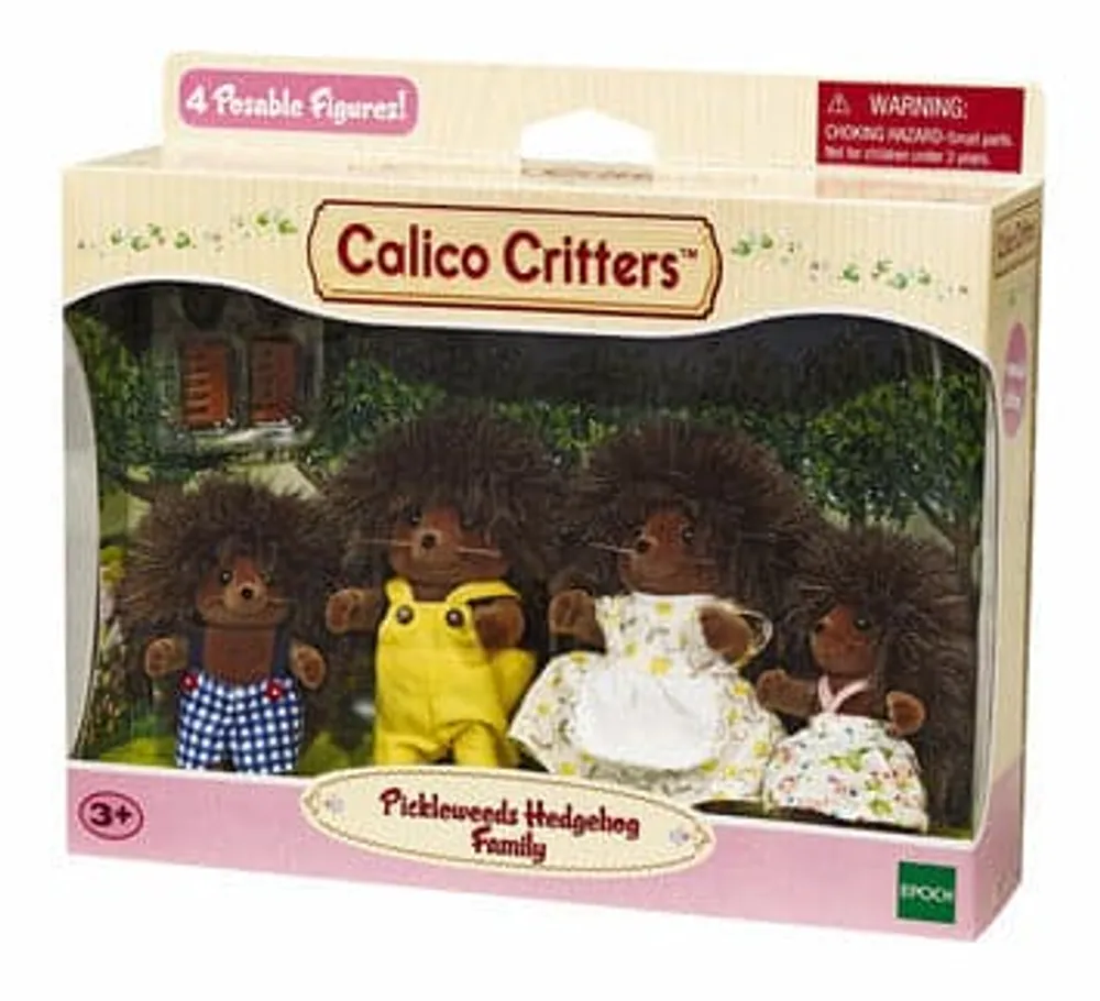 Calico Critters Pickleweeds Hedgehog Family