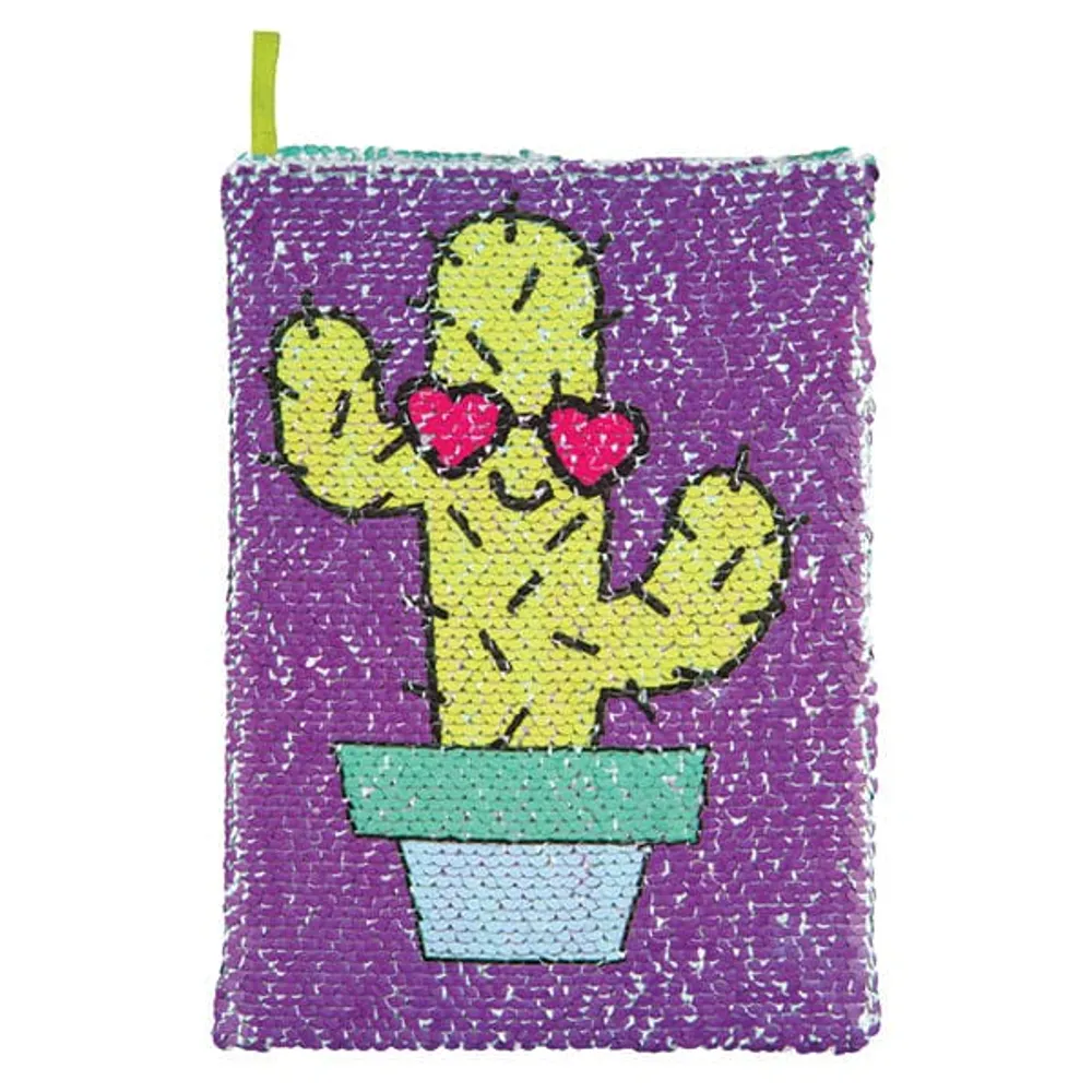 Magic Sequin Cactus/Can't Touch  Reveal Journal